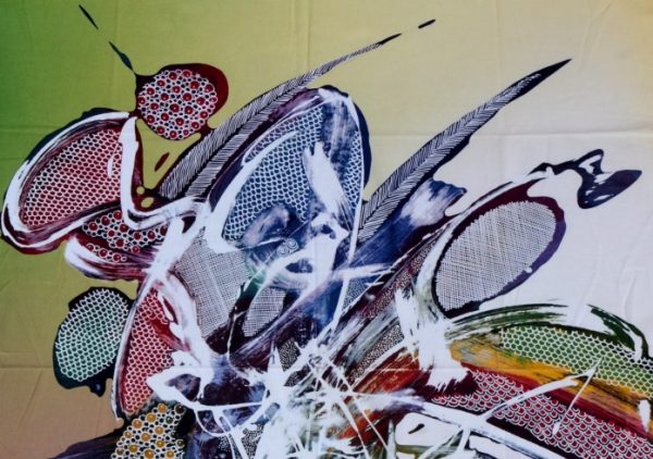 Batik Stoffbild Wandbild Motive kaufen Afrika Deko Shop 22286f