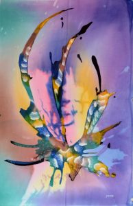 Batik Stoffbild Wandbild Motive kaufen Afrika Deko Shop 2199a