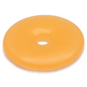 Donut Edelstein Anhänger aus Aragonit, Modeschmuck, 30 mm