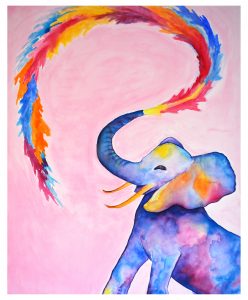 Elefanten Bild Kunstdruck Print Afrika Deko Shop 2351a