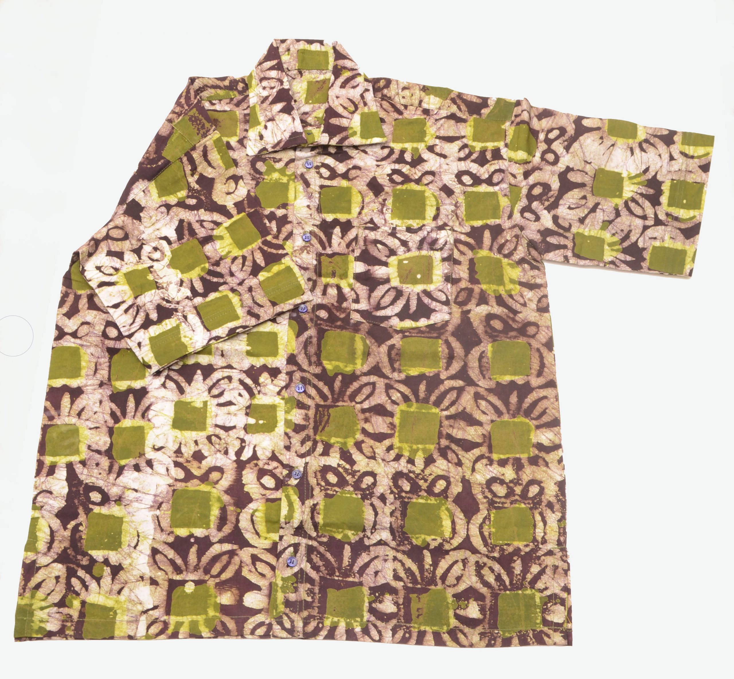 Hemd Herrenhemd Freizeithemd Mandela Style kaufen Afrika Deko Shop 1435