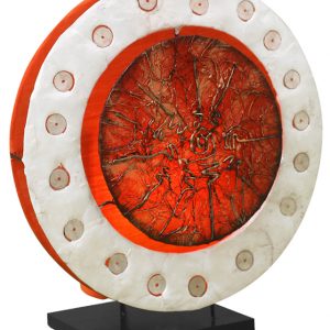 Lampe balinesische Tischlampe Capiz, 30 cm
