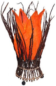 Lampe Leuchte Tischlampe kaufen Afrika Deko Shop 4494a