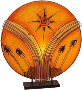 Lampe Leuchte Tischlampe kaufen Afrika Deko Shop 4431a