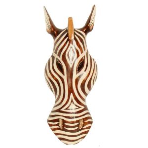 Maske Tiermaske Zebra afrikanische Hängemaske kaufen Afrika Deko Shop 2465
