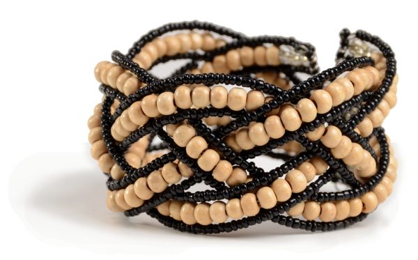 Armband Modeschmuck Bambusperlen Glasperlen kaufen Afrika Deko Shop f