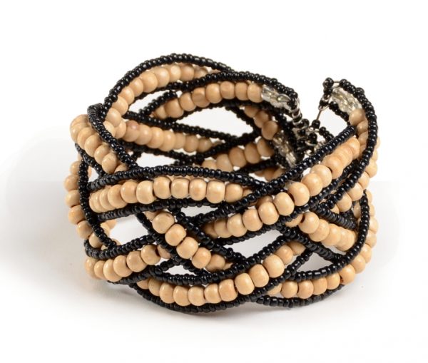 Armband Modeschmuck Bambusperlen Glasperlen kaufen Afrika Deko Shop
