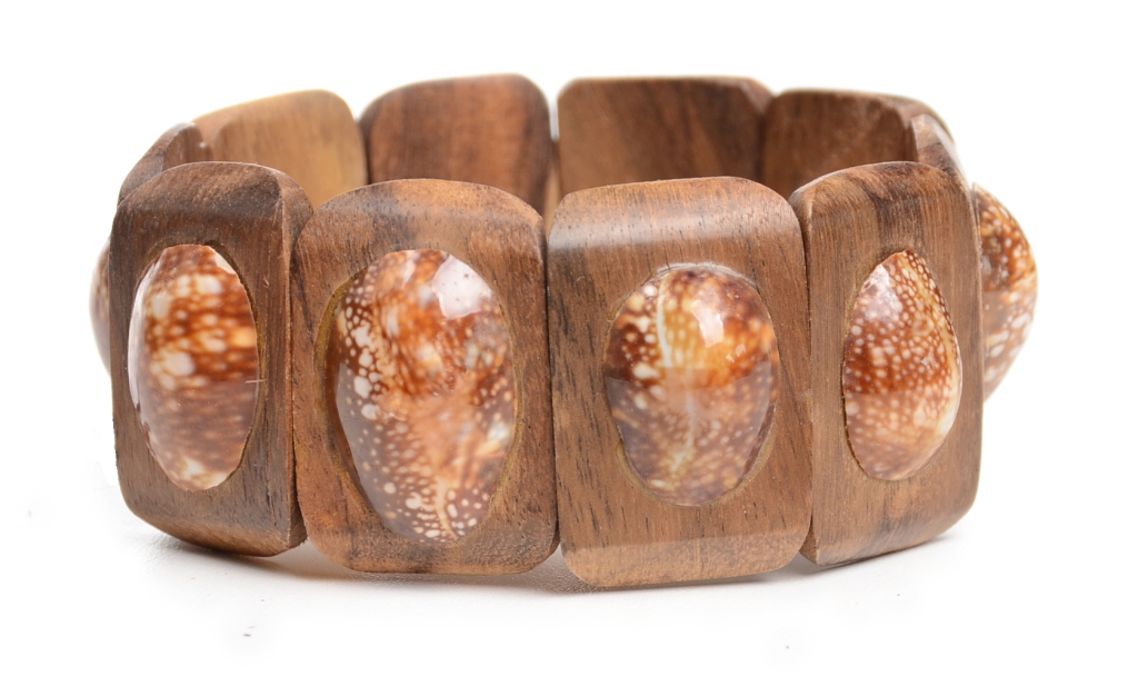 Armband Modeschmuck Bambusperlen Glasperlen kaufen Afrika Deko Shop 1611