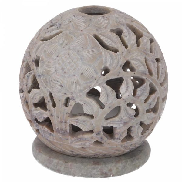 Blumen Figuren Duftlampe Aromalampe Speckstein kaufen Afrika Deko Shop 23776f