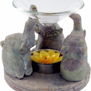 Elefanten Figuren Duftlampe Aromalampe Speckstein kaufen Afrika Deko Shop 40521