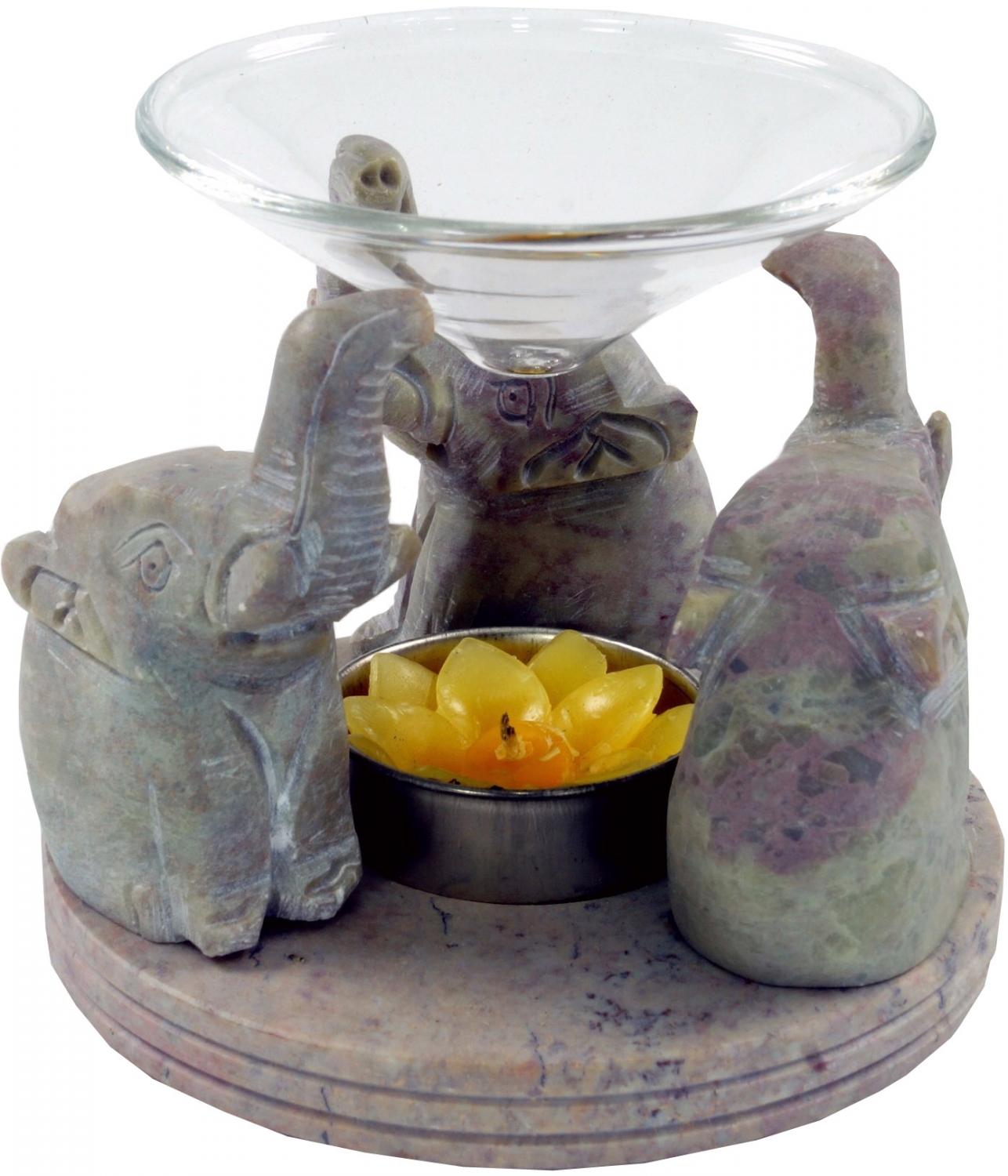Elefanten Figuren Duftlampe Aromalampe Speckstein kaufen Afrika Deko Shop 40521
