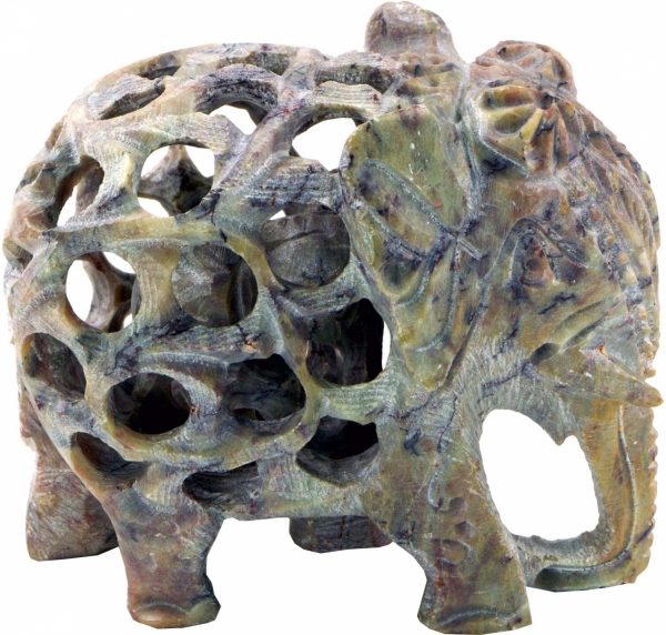 Elefanten Figuren Duftlampe Aromalampe Speckstein kaufen Afrika Deko Shop 23776c