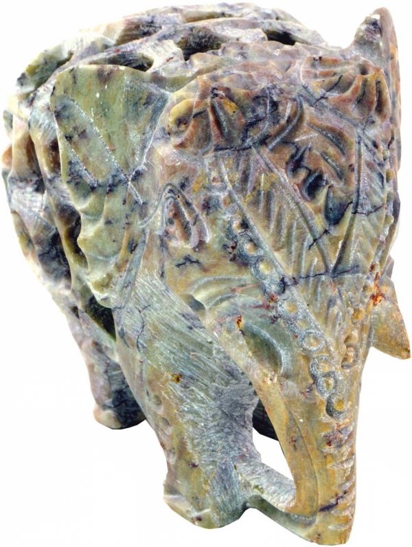 Elefanten Figuren Duftlampe Aromalampe Speckstein kaufen Afrika Deko Shop 23776f