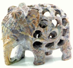 Elefanten Figuren Duftlampe Aromalampe Speckstein kaufen Afrika Deko Shop 23776