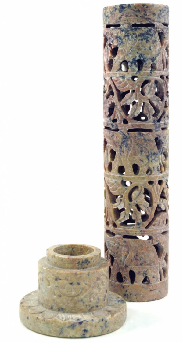 Räucherturm Elefanten Speckstein kaufen Afrika Deko Shop c