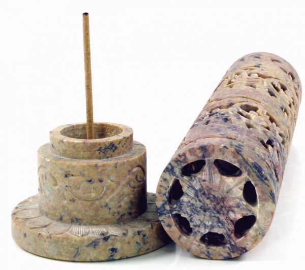 Räucherturm Elefanten Speckstein kaufen Afrika Deko Shop f