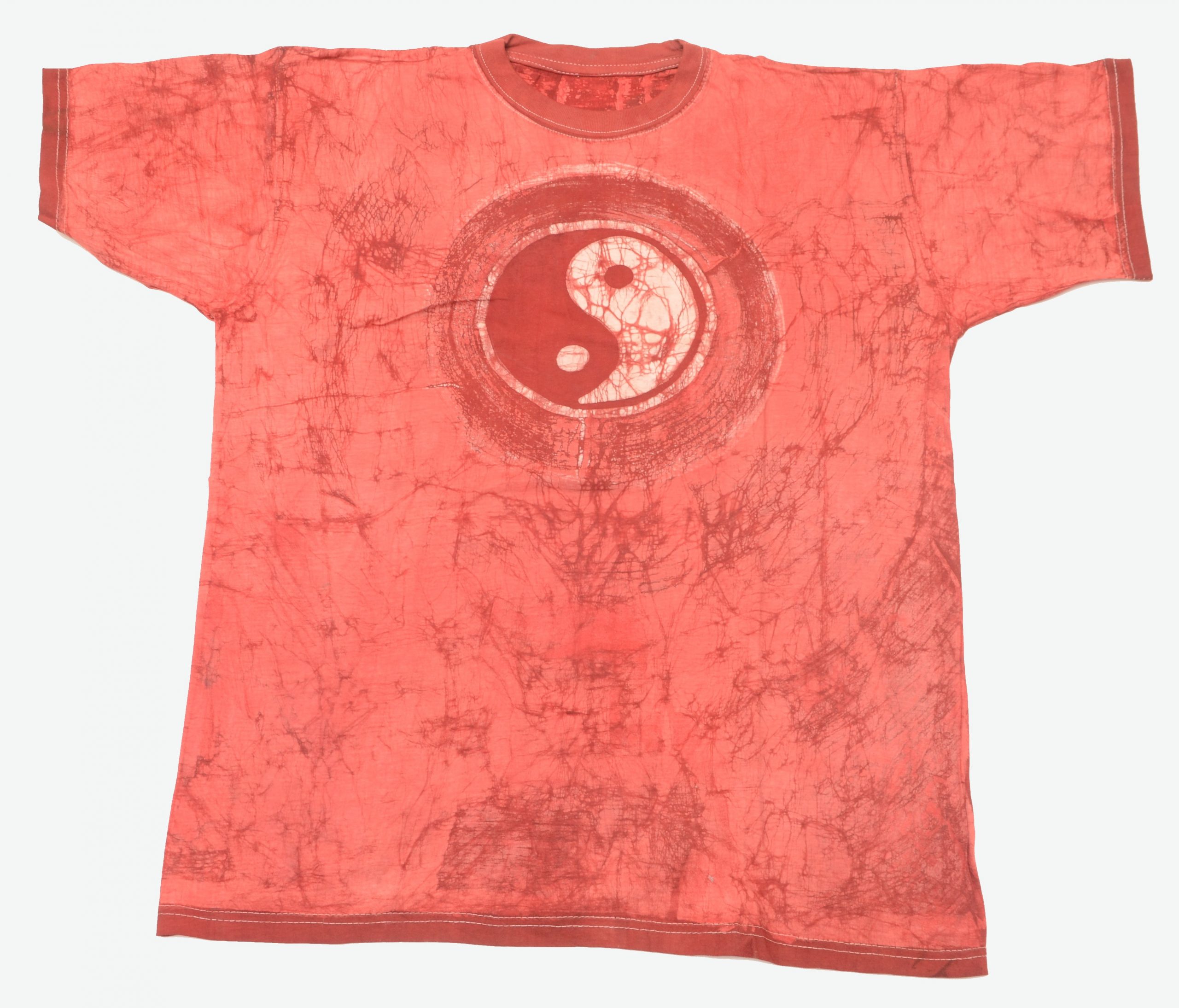 T-Shirt Batik-Shirt afrikanisch Ying Yang Symbo kaufen Afrika Deko Shop 2404