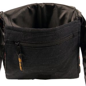 Tasche Umhängetasche Elefanten-Stickereien, 20 x 20 cm