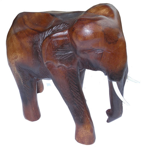 Elefanten Figur massiv Holz afrika deko shop 1857