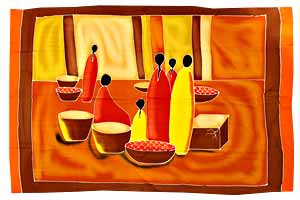 Sarong balinesischer Pareo Strandmode Familie, 175 x 120 cm
