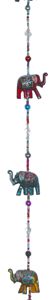 Windspiel buntes Elefanten-Mobile, 110 cm