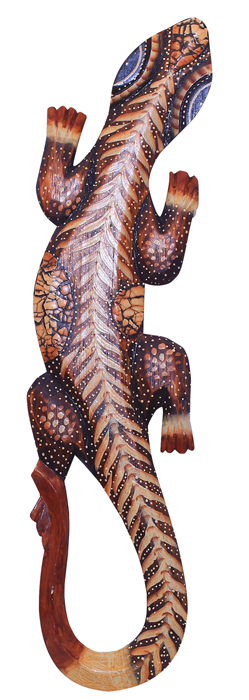 Gecko Salamander Figur Handarbeit kaufen Afrika Deko Shop 2315