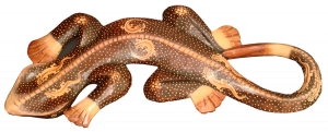 Gecko Salamander Figur Handarbeit kaufen Afrika Deko Shop 2392b