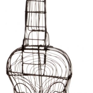 Geige afrikanisches Deko-Musikinstrument, 70 cm
