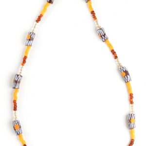 Halskette afrikanischer Modeschmuck Glasperlen, 65cm