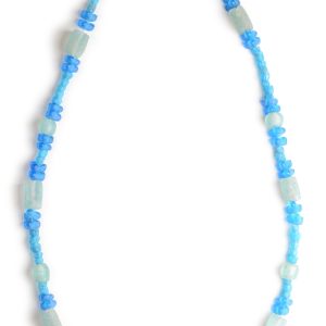 Halskette afrikanischer Modeschmuck Glasperlen, 70 cm