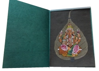 Karte Glückwunschkarte Geburtstagskarte Ganesha Bodhi Baum kaufen Afrika Deko Shop 1010d