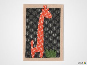 Karte Glückwunschkarte Geburtstagskarte Giraffe kaufen Afrika Deko Shop 1903b