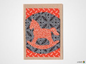 Karte Glückwunschkarte Geburtstagskarte Schaukelpferd kaufen Afrika Deko Shop 1901b