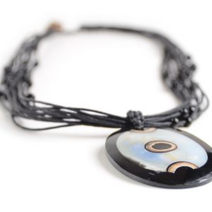 Halsketten Modeschmuck mit Shiva-Augen-Anhänger