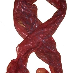 Schal afrikanisches Halstuch rot, 150 cm