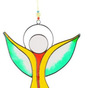 Windspiel Suncatcher Engel Mobile Feng Shui, 17 cm