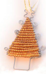 Glasperlen Tannenbaum Weihnachtsschmuck Christbaum kaufen afrika deko shop 2178b