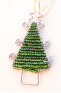 Glasperlen Tannenbaum Weihnachtsschmuck Christbaum kaufen afrika deko shop 2177b
