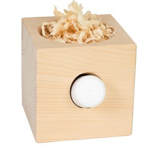 Zirbenholz-Würfel-Set mit Zirbelöl & Zirbenflocken