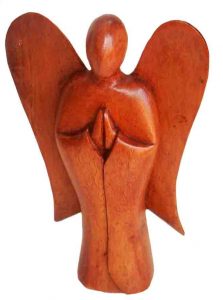 Engel Schutzengel Holzengel kaufen Afrika Deko Shop 3375b