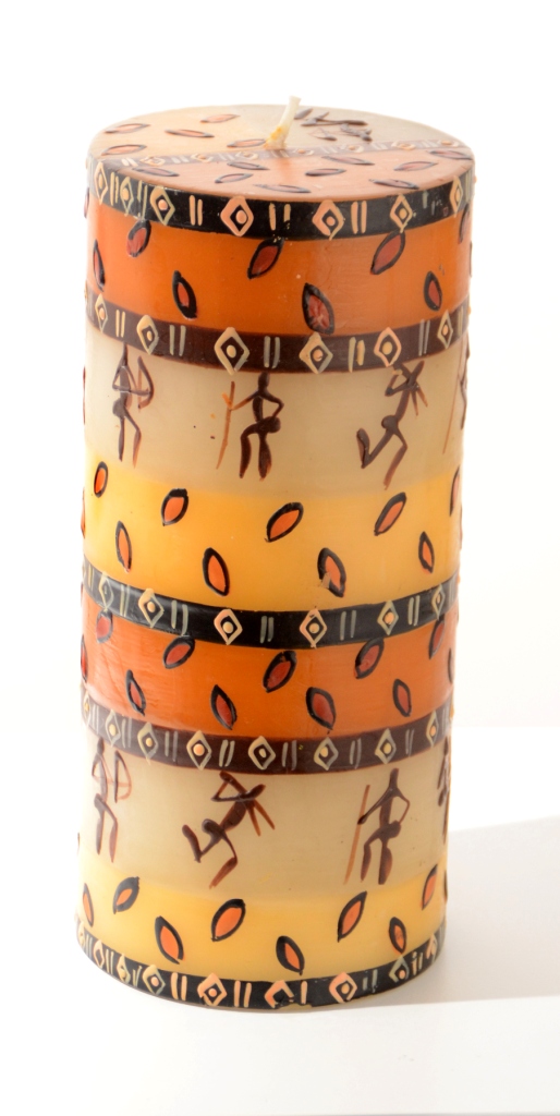 Kerzen Stumpenkerzen Laternenkerzen kaufen Afrika Deko shop 101525a