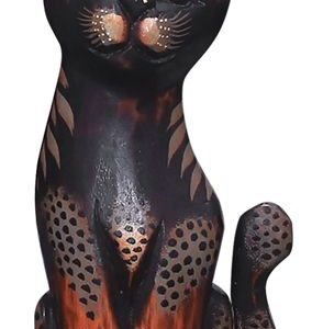 Katzen Figuren balinesische Familie 3er-Set, 30 + 40 + 50 cm