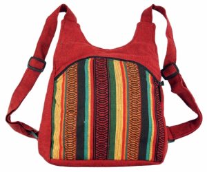 Rucksack Tasche rot Afrika Deko shop 39461b
