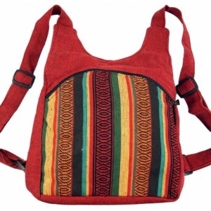 Rucksack Tasche rot Afrika Deko shop 39461