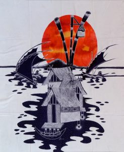 Batik_wandbild_stoffbild_afrika deko shop_276