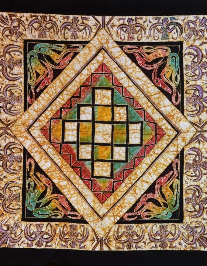 Batik Stoffbild Wandbild Motive kaufen Afrika Deko Shop 22207a