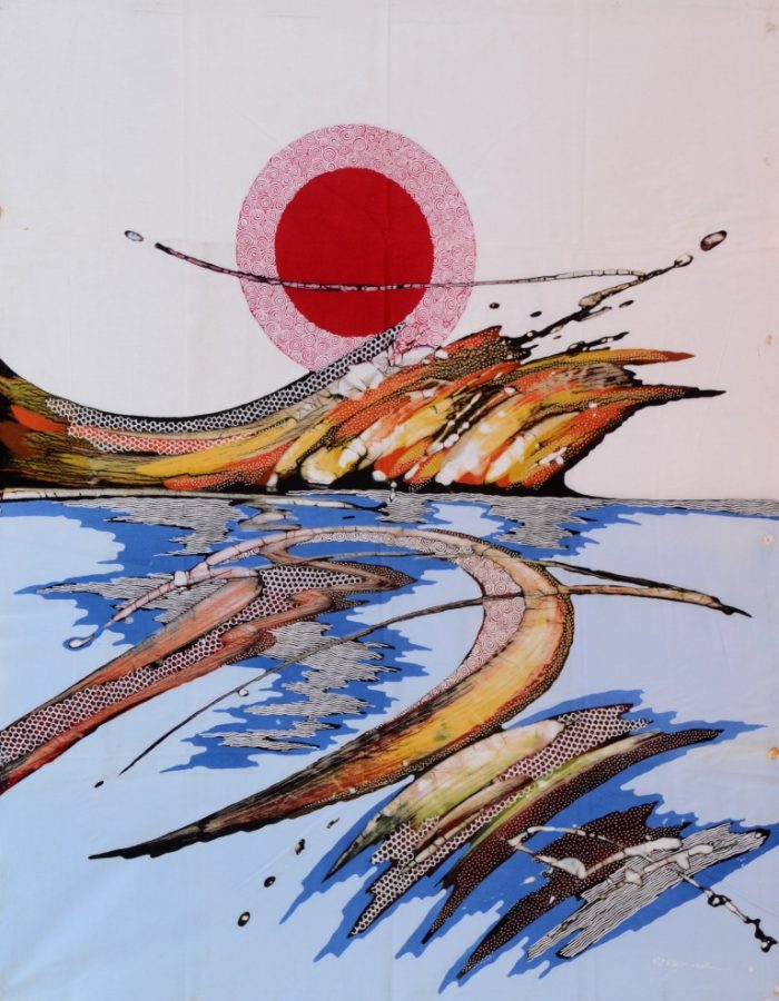 Batik Stoffbild Wandbild Motive kaufen Afrika Deko Shop 22266a