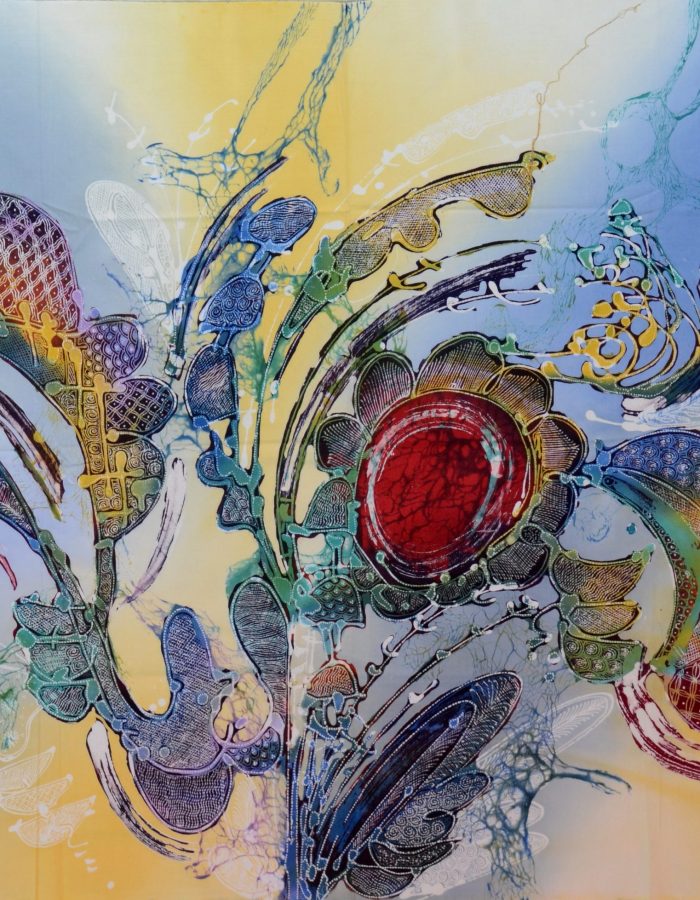 Batik Stoffbild Wandbild Motive kaufen Afrika Deko Shop 2132a