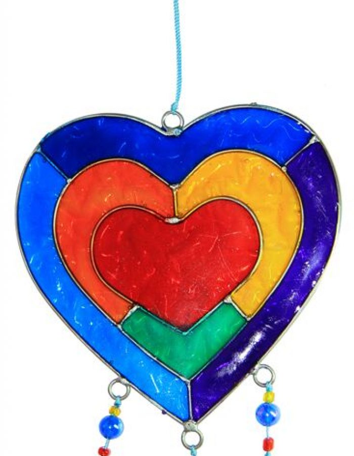Herz Mobile Suncatcher Sun Catcher Figuren kaufen Afrika Deko Shop 1580b