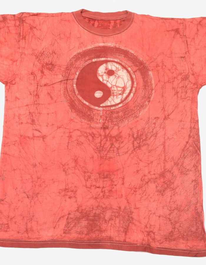 T-Shirt Batik-Shirt afrikanisch Ying Yang Symbo kaufen Afrika Deko Shop 2404a